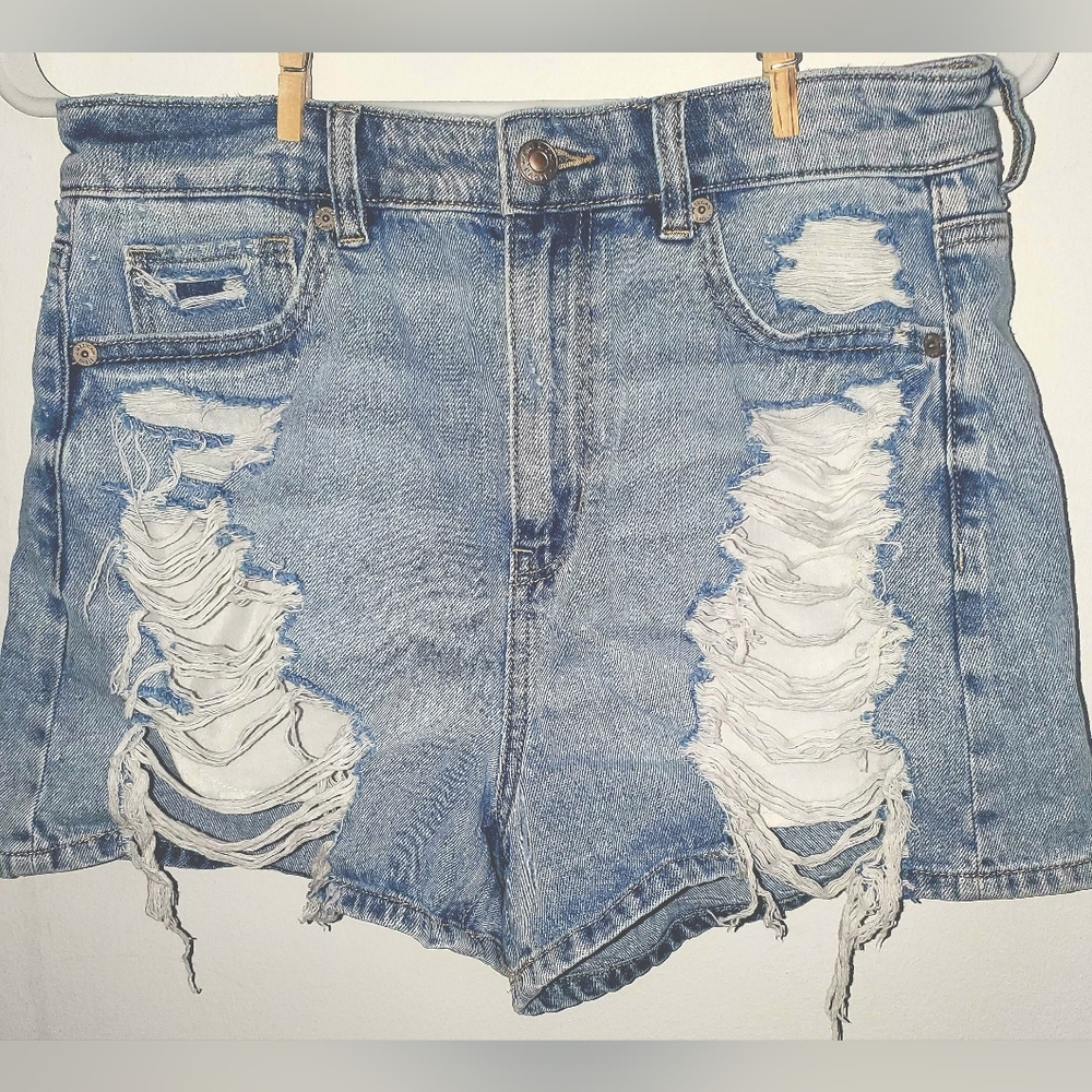 American Eagle Comfort Stretch Waistband Mom Shorts size 4 Women's